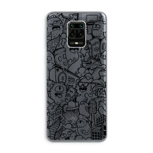 Vexx Black City : Xiaomi Redmi Note 9 Pro Transparant Hoesje