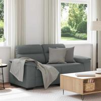 2-zitsbank 120 cm stof donkergrijs