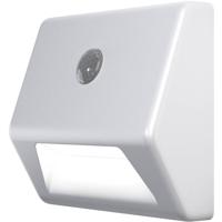 LEDVANCE NIGHTLUX® Stair L 4058075260733 LED-nachtlamp met bewegingsmelder Rechthoekig LED Neutraalwit Wit LEDVANCE NIGHTLUX® Stair L 4058075260733 LED-nachtlamp met bewegingsmelder Rechthoekig LED Neutraalwit Wit