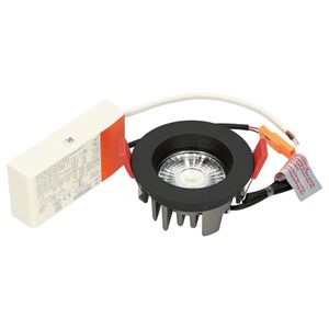 BM100-01 Rond vast Zwart