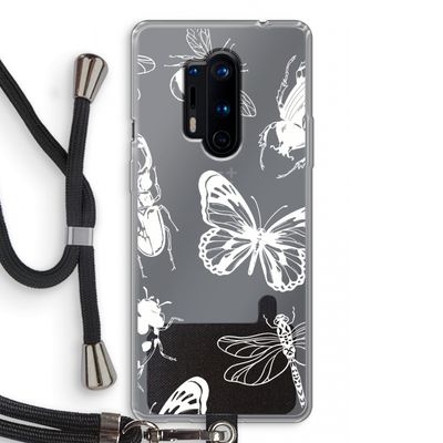 Tiny Bugs: OnePlus 8 Pro Transparant Hoesje met koord