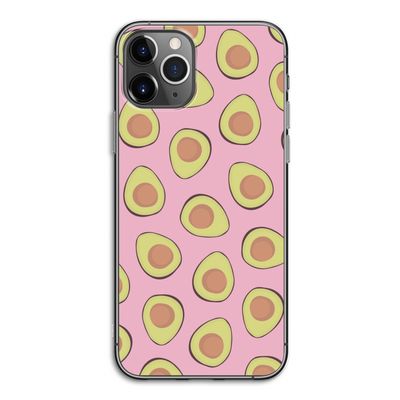 Dancing avocados: iPhone 11 Pro Transparant Hoesje