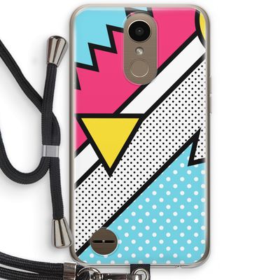 Pop Art #3: LG K10 (2017) Transparant Hoesje met koord
