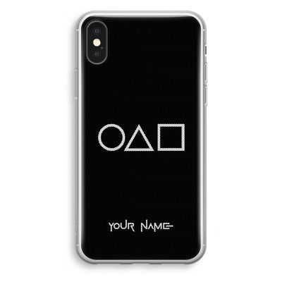 Squid Game: iPhone X Transparant Hoesje