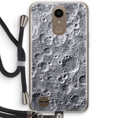 Maanlandschap: LG K10 (2017) Transparant Hoesje met koord