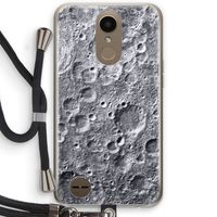 Maanlandschap: LG K10 (2017) Transparant Hoesje met koord