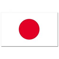 Vlag Japan 90 x 150 cm feestartikelen - thumbnail