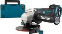 Makita dga518zju 18v haakse slijper 125mm met aws | zonder accu's en lader in m-box