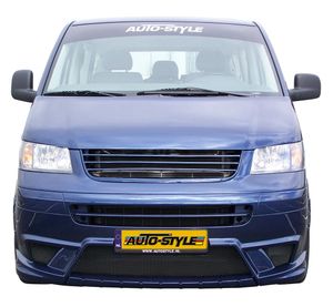 Dietrich Embleemloze Grill Volkswagen Transporter T5 2003-2010 excl Multivan/Caravelle/Shuttle (ABS) DT12004