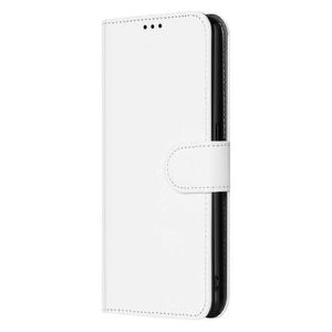 Telefoon Hoesje OPPO Reno 6 Pro Plus 5G Wallet Bookcase Wit met Pasjeshouder