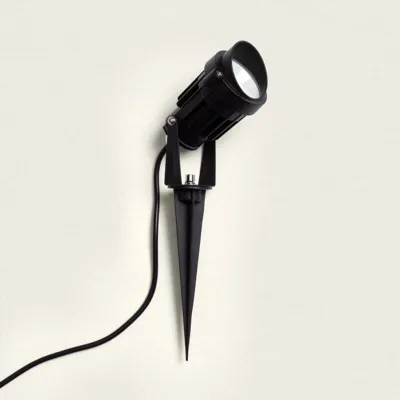Grondspot zwart 12V easyfit 6W led 3000k warm wit