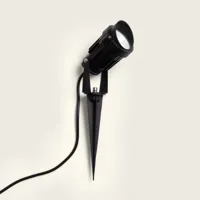 Grondspot zwart 12V easyfit 6W led 3000k warm wit