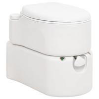VidaXL Campingtoilet geïntegreerd 24+17 l hdpe email