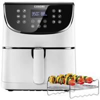Cosori CP158-AF-RXW Airfryer 5.5 l 1700 W Anti-aanbaklaag, BPA-vrij, Met display, Timerfunctie, Oververhittingsbeveiliging Wit