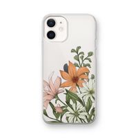 Floral bouquet: iPhone 12 mini Transparant Hoesje