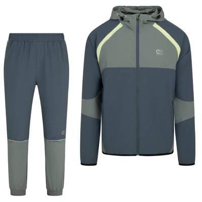 Cruyff Agate Trainingspak Blauw Groen