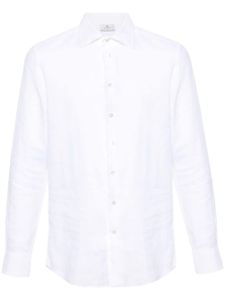 ETRO chemise Pegaso en lin - Blanc