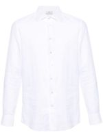 ETRO chemise Pegaso en lin - Blanc - thumbnail