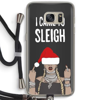 Came To Sleigh: Samsung Galaxy S7 Transparant Hoesje met koord