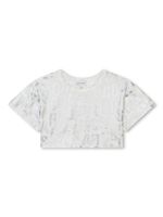 Marc Jacobs Kids t-shirt crop à logo imprimé - Tons neutres - thumbnail