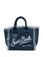 MC2 Saint Barth sac de plage Colette en toile - Bleu