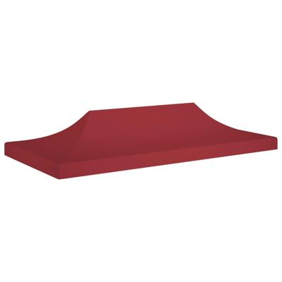 Partytentdak 270 g/m² 6x3 m bordeauxrood