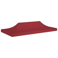 Partytentdak 270 g/m² 6x3 m bordeauxrood