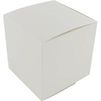 Kadobox wit 10x10x10cm 25 stuks