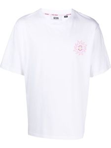 GCDS t-shirt à logo imprimé au dos - Blanc