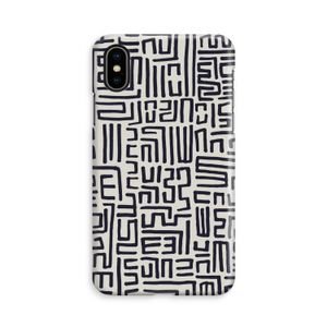 Moroccan Print: iPhone Xs Volledig Geprint Hoesje