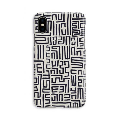 Moroccan Print: iPhone Xs Volledig Geprint Hoesje