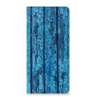 Samsung Galaxy A15 Book Wallet Case Wood Blue