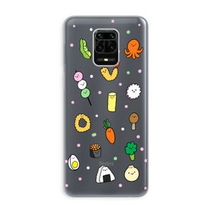 Happy bento friends: Xiaomi Redmi Note 9 Pro Transparant Hoesje