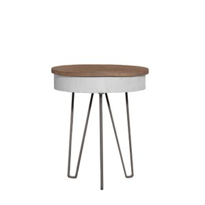 LABEL51 bijzettafel 'Saria', kleur Wit
