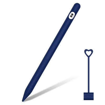 Geschikt voor Apple Pencil1 Generation StylusTouch pen silicone beschermkap pendop (marineblauw)