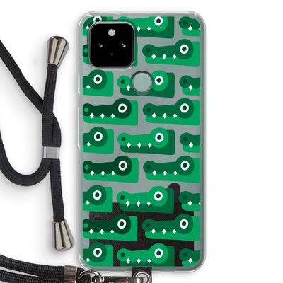 Crocs: Pixel 5 Transparant Hoesje met koord