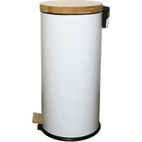 KEUKEN MOVE Pedaal Keuken Afvalbak Bos - 30L - Mat Wit