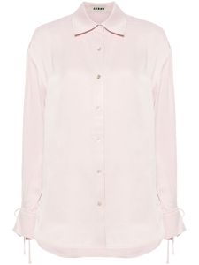 AERON chemise Fallow à motif satiné - Rose