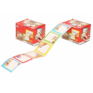 150x Sinterklaas cadeau stickers op rol    -