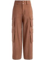 alice + olivia pantalon ample Maesa à poches cargo - Marron - thumbnail