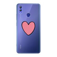 Hartje: Honor Note 10 Transparant Hoesje