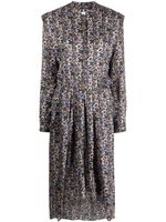 ISABEL MARANT robe Lokeya à fleurs - Noir