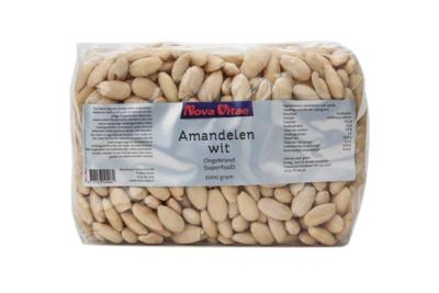 Nova Vitae Amandelen wit ongebrand raw