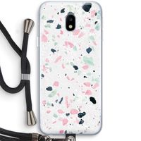Terrazzo N°3: Samsung Galaxy J3 (2017) Transparant Hoesje met koord
