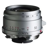 Voigtländer Color-Skopar 50mm F/2.2 Leica M Mount zilver