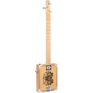 Lace Cigar Box Guitar Americana 3-string 3-snarige elektrische gitaar