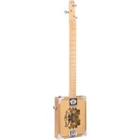 Lace Cigar Box Guitar Americana 3-string 3-snarige elektrische gitaar