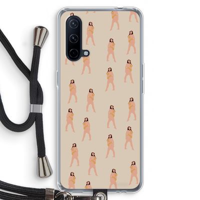 You're so golden: OnePlus Nord CE 5G Transparant Hoesje met koord
