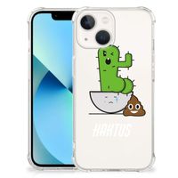 iPhone 13 mini Stevig Bumper Hoesje Cactus Poo - thumbnail