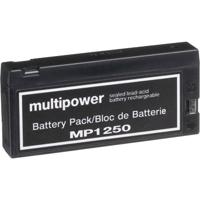 multipower MP1250 Loodaccu 12 V 2 Ah Loodvlies (AGM) (b x h x d) 143 x 64 x 23 mm Klempool Onderhoudsvrij, Geringe zelfontlading - thumbnail